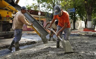 AVANZAN LAS OBRAS DE BACHEO EN HORMIGÓN