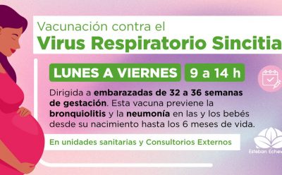 EL MUNICIPIO REALIZA OPERATIVOS DE VACUNACIÓN CONTRA EL VIRUS RESPIRATORIO SINCITIAL (VRS) PARA EMBARAZADAS