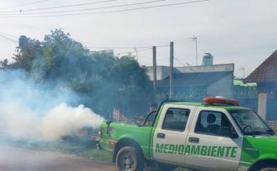 AVANZAN LOS OPERATIVOS DE FUMIGACIÓN EN EL DISTRITO
