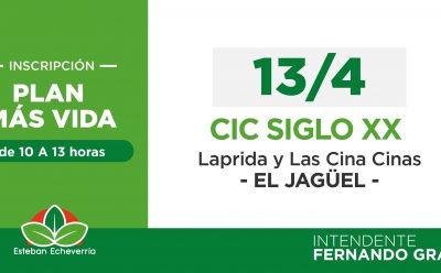 NUEVA JORNADA DE INSCRIPCIÓN AL PLAN MÁS VIDA EN EL JAGÜEL