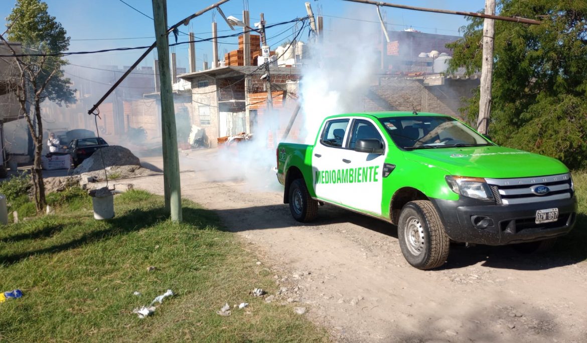 AVANZAN LAS TAREAS DE FUMIGACIÓN EN EL DISTRITO