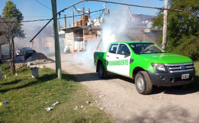 AVANZAN LAS TAREAS DE FUMIGACIÓN EN EL DISTRITO