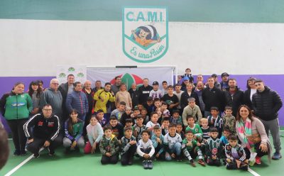 MONTE GRANDE: FERNANDO GRAY INAUGURÓ EL TECHO PARABÓLICO DEL CLUB CAMI EN EL BARRIO NUESTRAS MALVINAS