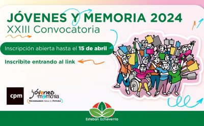 CONTINÚA ABIERTA LA XXIII CONVOCATORIA DEL PROGRAMA JÓVENES Y MEMORIA