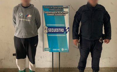 DETUVIERON A UN HOMBRE QUE LLEVÓ ADELANTE UN ROBO EN MONTE GRANDE