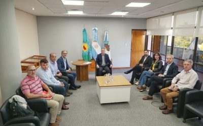FERNANDO GRAY SE REUNIÓ CON EL GERENTE GENERAL DE EDESUR