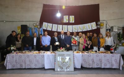 FERNANDO GRAY PARTICIPÓ DEL 50° ANIVERSARIO DE LA ASOCIACIÓN DE COLONOS DE ESTEBAN ECHEVERRÍA