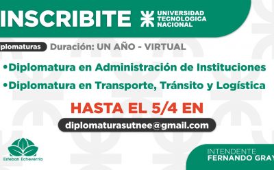 INSCRIPCIÓN A LAS DIPLOMATURAS DE LA UTN