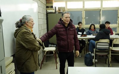 FERNANDO GRAY RECORRIÓ LA ESCUELA TÉCNICA N° 1, QUE CELEBRÓ SU 25° ANIVERSARIO