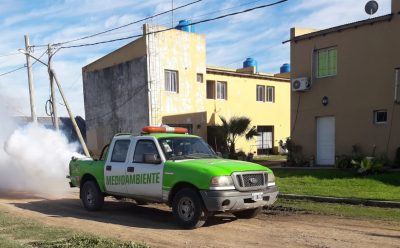 AVANZAN LOS OPERATIVOS DE FUMIGACIÓN EN EL DISTRITO