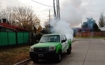 CONTINÚAN LOS OPERATIVOS DE FUMIGACIÓN EN ESTEBAN ECHEVERRÍA