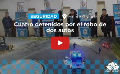 MONTE GRANDE: CUATRO DETENIDOS POR EL ROBO DE DOS AUTOS