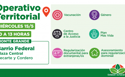 NUEVO OPERATIVO TERRITORIAL EN MONTE GRANDE