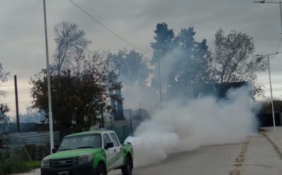 TRABAJOS DE FUMIGACIÓN EN EL JAGÜEL