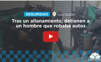TRAS UN ALLANAMIENTO EN LUIS GUILLÓN, DETUVIERON A UNA PERSONA QUE ROBABA VEHÍCULOS Y VENDÍA LAS AUTOPARTES