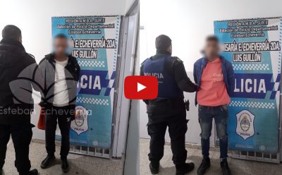 TRES DETENIDOS POR CIRCULAR EN UN AUTO ROBADO EN LUIS GUILLÓN