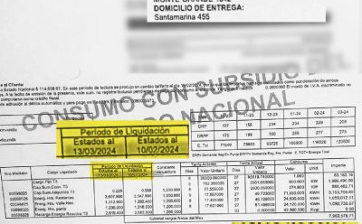 $10 MILLONES DE BOLETA DE LUZ PARA EL HOSPITAL SANTAMARINA