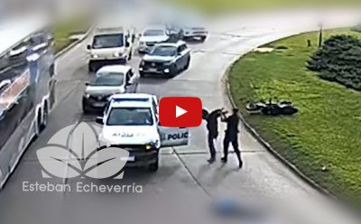 DETUVIERON A UN HOMBRE Y UNA MUJER QUE CIRCULABAN EN UNA MOTO ROBADA