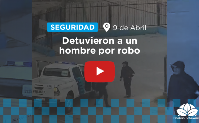 DETUVIERON A UN HOMBRE POR ROBO EN 9 DE ABRIL