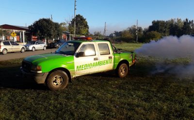 AVANZAN LOS OPERATIVOS DE FUMIGACIÓN EN EL DISTRITO