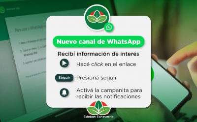 EL MUNICIPIO DE ESTEBAN ECHEVERRÍA CUENTA CON CANAL OFICIAL DE WHATSAPP