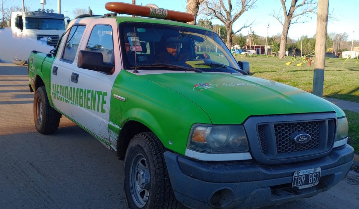 MONTE GRANDE SUR: NUEVAS TAREAS DE FUMIGACIÓN