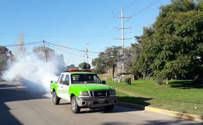 AVANZAN LAS TAREAS DE FUMIGACIÓN EN ESTEBAN ECHEVERRÍA