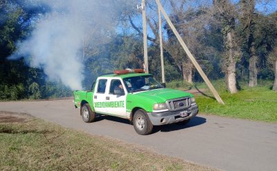 AVANZAN LAS TAREAS DE FUMIGACIÓN EN ESTEBAN ECHEVERRÍA