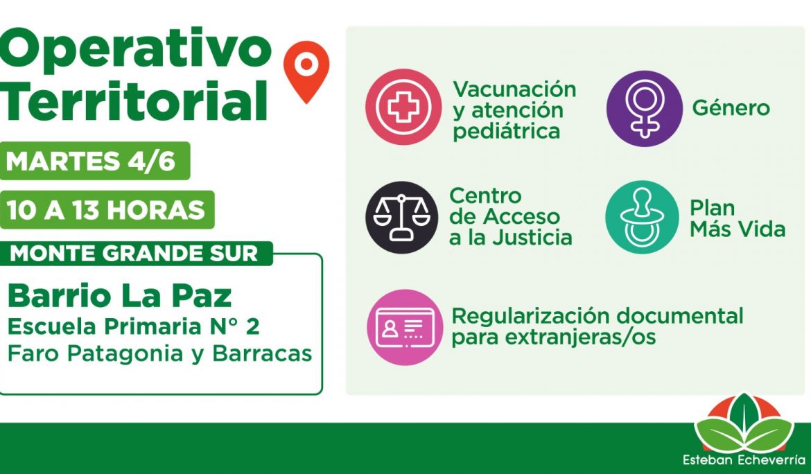 NUEVO OPERATIVO TERRITORIAL EN MONTE GRANDE SUR