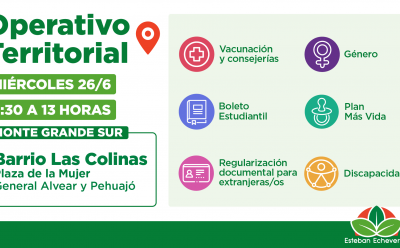 OPERATIVO TERRITORIAL EN MONTE GRANDE SUR