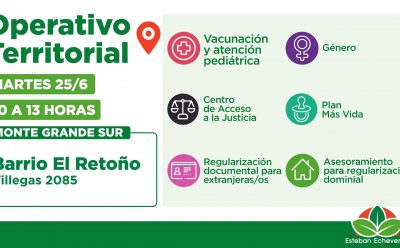 NUEVO OPERATIVO TERRITORIAL EN MONTE GRANDE SUR