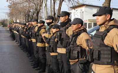OFICIALES DE LA FBA DESPLEGARON UN NUEVO OPERATIVO DE SEGURIDAD EN MONTE GRANDE