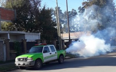 AVANZAN LOS OPERATIVOS DE FUMIGACIÓN EN EL DISTRITO