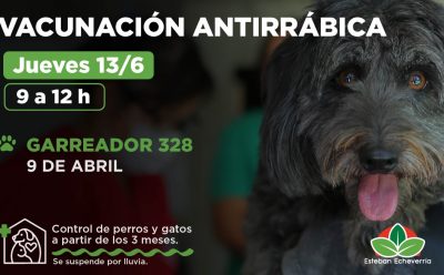 OPERATIVO DE VACUNACIÓN ANTIRRÁBICA EN 9 DE ABRIL