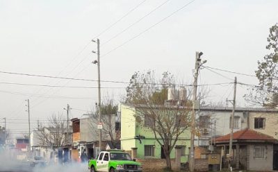 AVANZAN LOS OPERATIVOS DE FUMIGACIÓN EN MONTE GRANDE