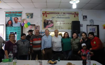 FERNANDO GRAY PARTICIPÓ DEL 35° ANIVERSARIO DEL COMEDOR1° DE MAYO MARGARITA MIÑO DE 9 DE ABRIL