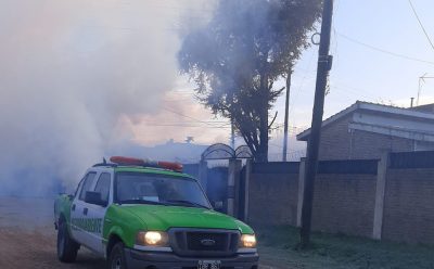 AVANZAN LAS TAREAS DE FUMIGACIÓN EN ESTEBAN ECHEVERRÍA