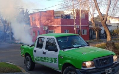 TRABAJOS DE FUMIGACIÓN EN MONTE GRANDE Y 9 DE ABRIL