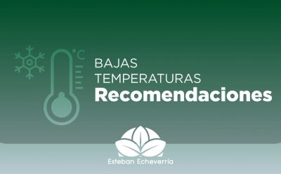 ANTE LAS BAJAS TEMPERATURAS, EL MUNICIPIO RECOMIENDA MEDIDAS DE PREVECIÓN PARA LA COMUNIDAD