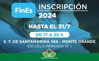 EL MUNICIPIO AVANZA CON LA INSCRIPCIÓN AL PLAN FINES 2024