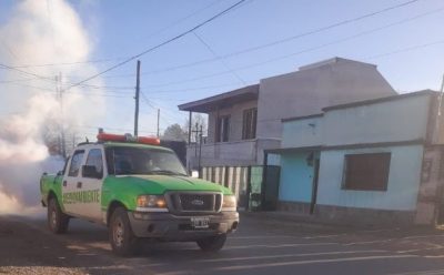 AVANZAN LOS OPERATIVOS DE FUMIGACIÓN EN EL JAGÜEL Y MONTE GRANDE SUR