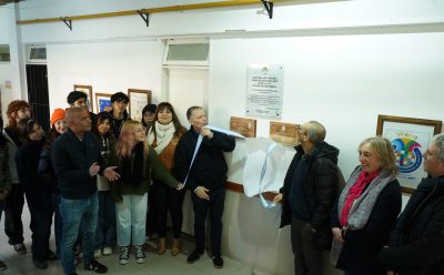 FERNANDO GRAY RECORRIÓ LA ESCUELA SECUNDARIA ESPECIALIZADA EN ARTE N° 1