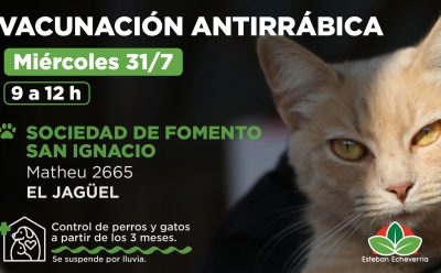 OPERATIVOS DE VACUNACIÓN ANTIRRÁBICA EN EL JAGÜEL