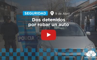 9 DE ABRIL: TRAS UN ALLANAMIENTO, LA POLICÍA DETUVO A DOS HOMBRES POR EL ROBO DE UN AUTO