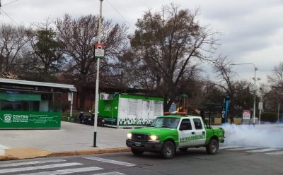 CONTINÚAN LOS OPERATIVOS DE FUMIGACIÓN EN LAS LOCALIDADES DE ESTEBAN ECHEVERRÍA