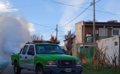OPERATIVOS DE FUMIGACIÓN EN 9 DE ABRIL