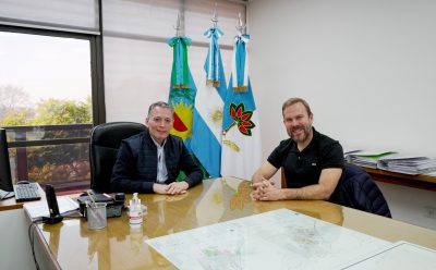 FERNANDO GRAY RECIBIÓ AL INTENDENTE DE EZEIZA, GASTÓN GRANADOS
