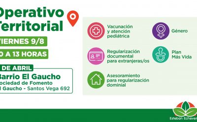 NUEVO OPERATIVO TERRITORIAL EN 9 DE ABRIL