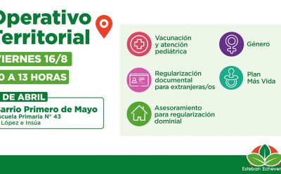 NUEVO OPERATIVO TERRITORIAL EN 9 DE ABRIL