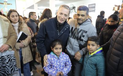 FERNANDO GRAY PARTICIPÓ DE LA MISA POR EL DÍA DE SAN CAYETANO EN EL JAGÜEL